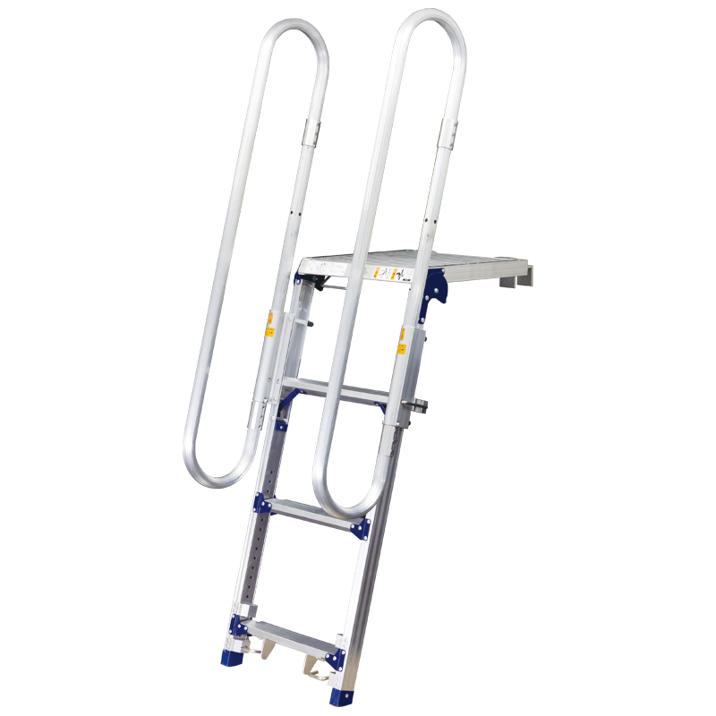 トラック昇降ステップ(手摺付)